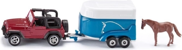 Jeep cu remorcă pentru cai