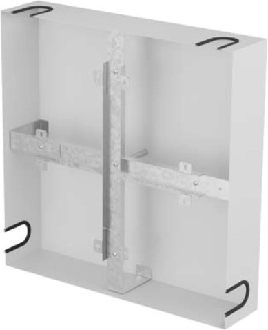 Lanberg suport pentru rezerva de cablu 500 × 500 mm gri - 1 bucată