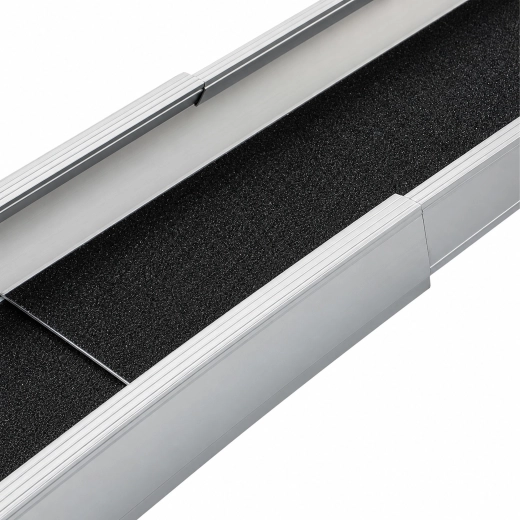 Rampă de acces pliabilă, portabilă, din aluminiu pentru scaun cu rotile 1,8 m, 272 kg