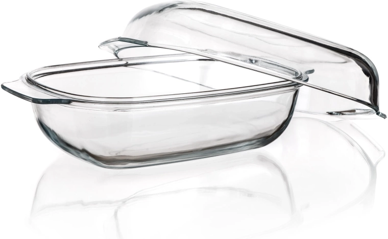 Sticlă termorezistentă pentru gătit