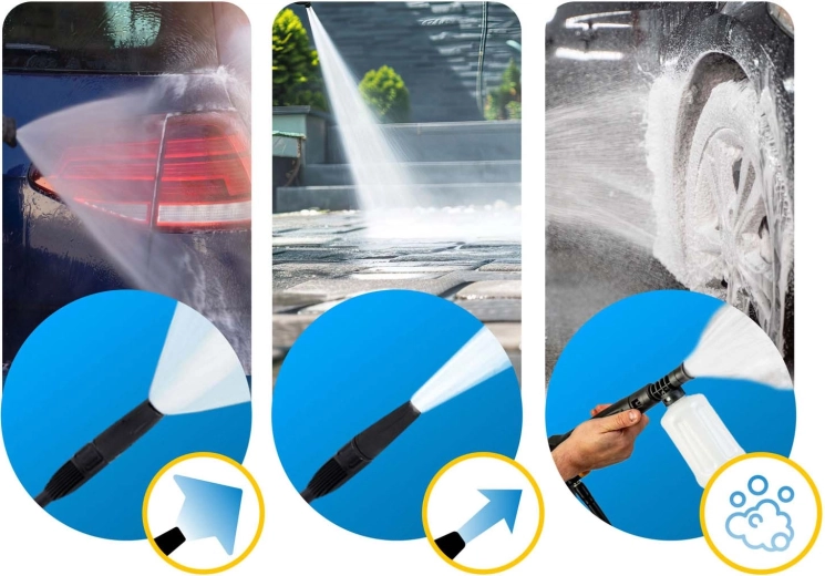 TurboStream™ și duză reglabilă pentru efect maxim