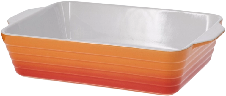 Vas termorezistent pentru copt 31 × 19 cm, portocaliu