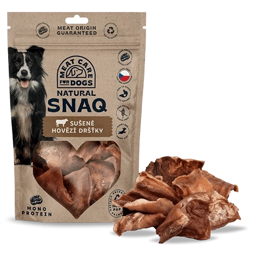 Meat Care Natural Snaq cicăle de vită uscate 100 g