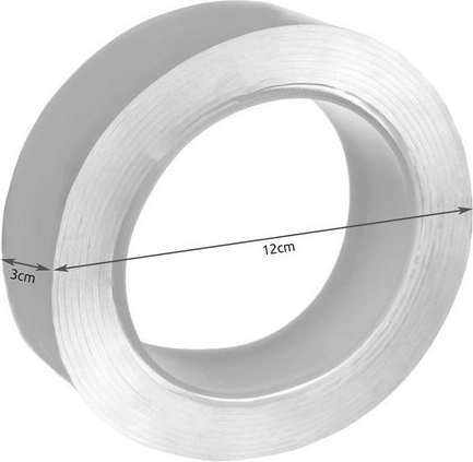 Rolă transparentă cu dimensiuni practice