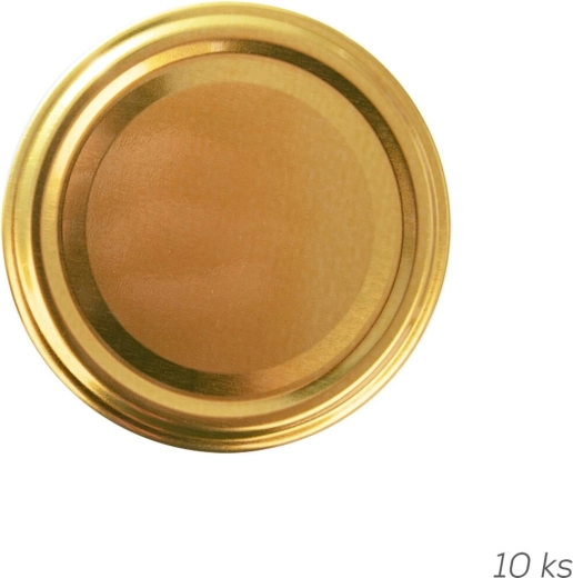 Capac metalic cu filet Twist-Off 66 Gold (10 buc.)