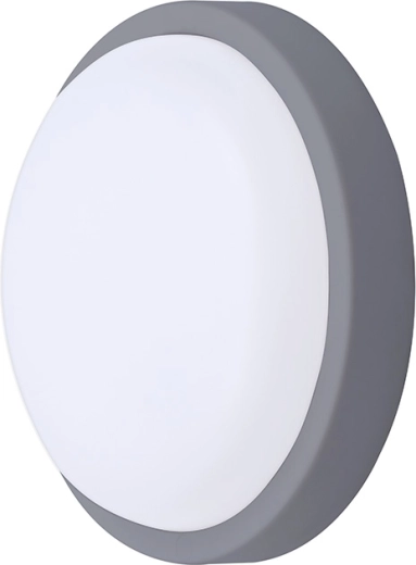 Solight corp de iluminat LED exterior rotund 13 W 910 lm 4000 K IP54 17 cm gri