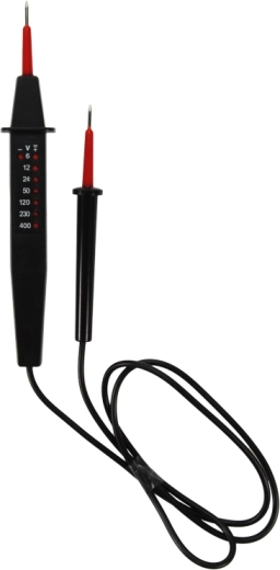 Tester de tensiune Solight 6–400 V AC/DC cu indicator LED