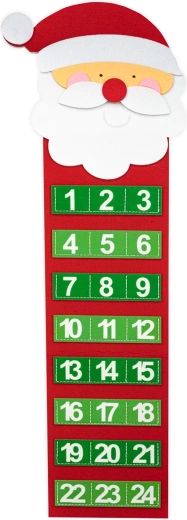 24 de buzunare pentru numărătoarea inversă până la Crăciun