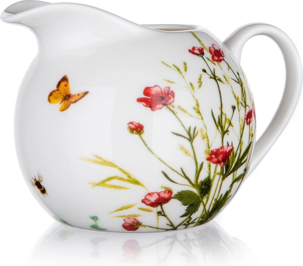 Lăptișor ceramic 250 ml Meadow cu motiv floral
