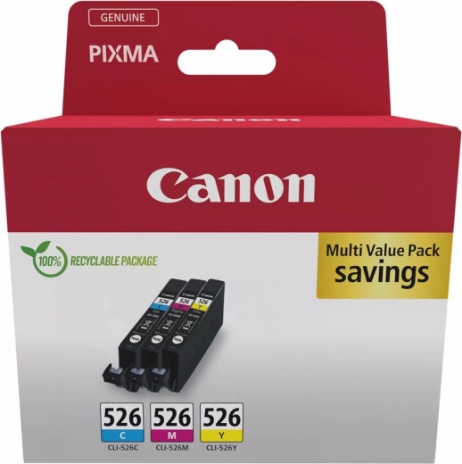 Multipack Canon CLI-526 azur/ocean/purpură/galben