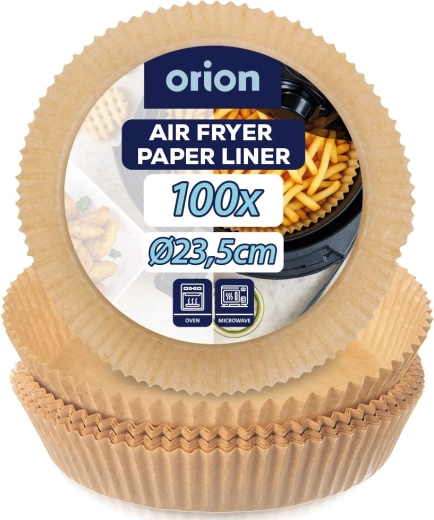 Inserții de hârtie pentru friteuza cu aer cald Orion 20 cm, 100 buc.