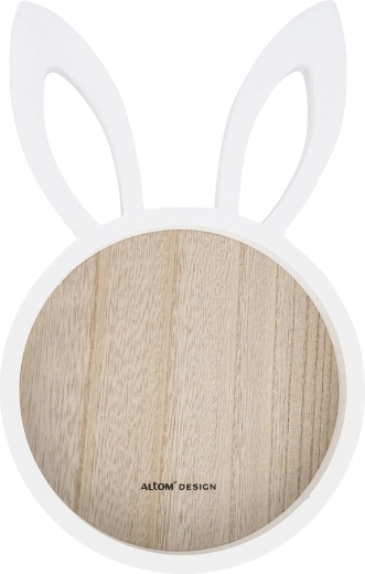 Platou decorativ din lemn cu mânere 19 × 30 cm