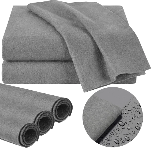 Set de lavete din microfibră pentru geamuri fără urme RUHHY 40 × 50 cm (3 buc.)