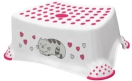 Scaunel copii anti-alunecare cu decor pisica