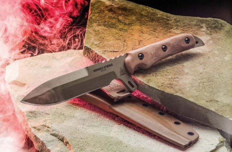 Cuțit tactic cu lamă fixă TOPS Knives Missile Strike