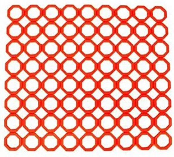 Grătar rigid pentru chiuvetă 29 × 26 cm
