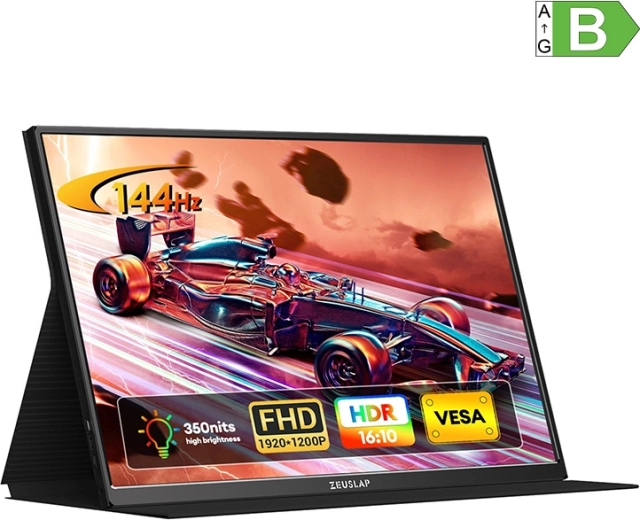 Monitor portabil ZEUSLAP P16 Ultra 16" WUXGA 144 Hz