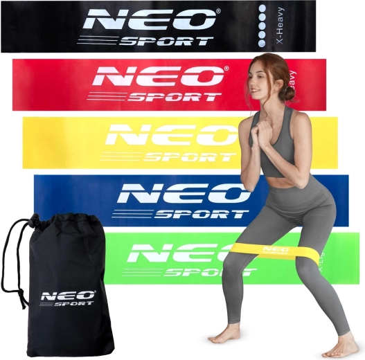 Set benzi de rezistență NEO SPORT NS-959 – 5 bucăți