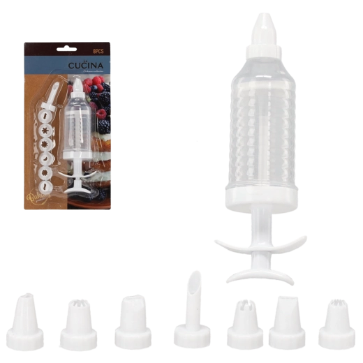 Decorator pentru prăjituri cu 8 duze