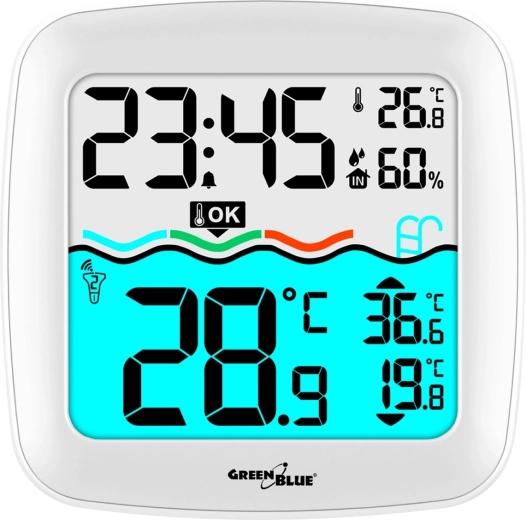 Verificarea temperaturii apei dintr-o privire