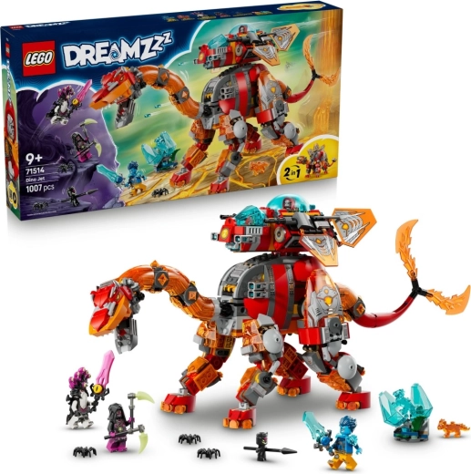 LEGO DREAMZzz urmăritorul dinozaurilor 71514 – dinozaur robotic reconfigurabil 2‑în‑1