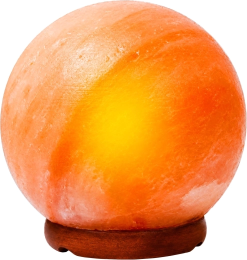 Lampă de sare Renew Force din sare de Himalaya – sferă 3 kg