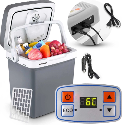 Frigider auto termoelectric portabil 26 l cu mod ECO