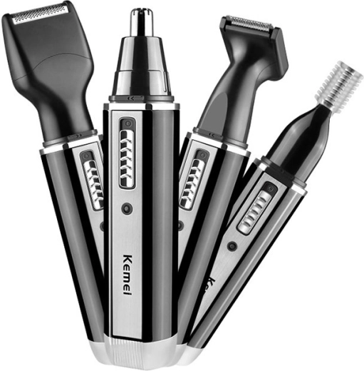 Trimmer multifuncțional Kemei 4 în 1 pentru păr, barbă, nas și sprâncene - 1 bucată
