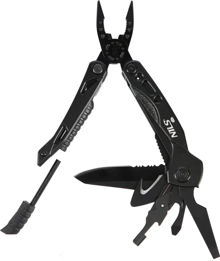 Instrument multifuncțional NILS Camp 13în1 cu husă și biți