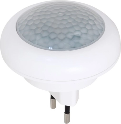 Lampă de veghe LED pentru priză cu senzor de mișcare și senzor crepuscular - 1 bucată
