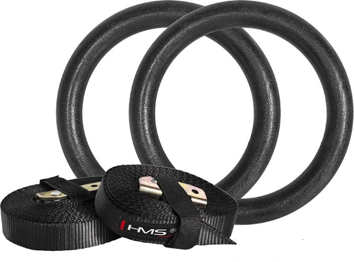 Inele de gimnastică HMS TX05 cu chingi reglabile