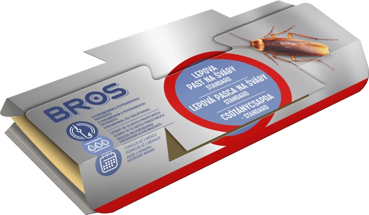 Bros capcană adezivă pentru gândaci Standard 1 buc