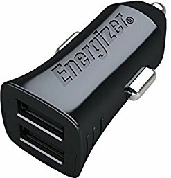 Încărcător auto Energizer Hightech 2× USB 2,4 A negru