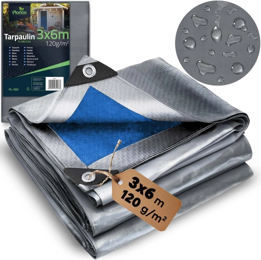 Prelată din HDPE 300 × 600 cm 120 g/m² – rezistentă la apă, îngheț și UV