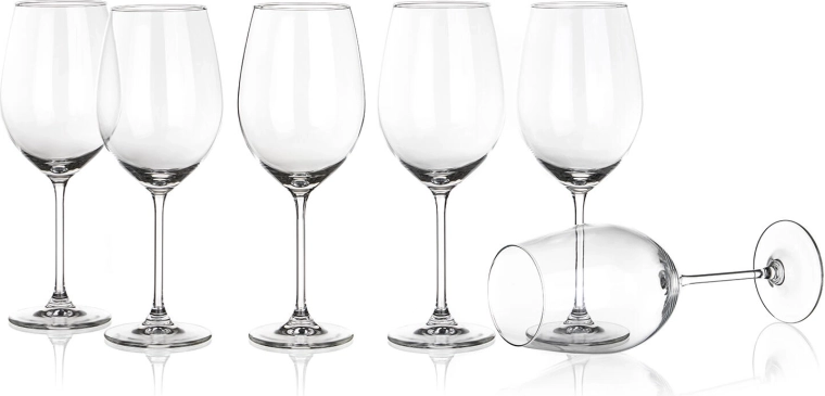 Pahare pentru vin roșu 540 ml ROYAL LEERDAM Dining, set 6 buc