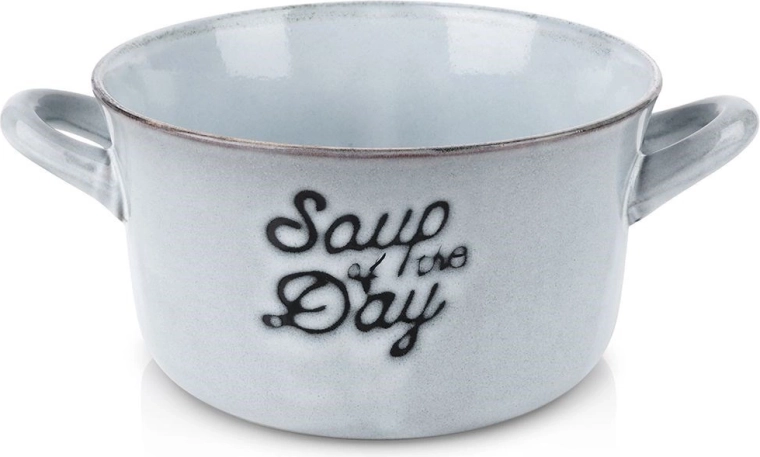 Bolă pentru bulion din ceramică cu toarte 600 ml