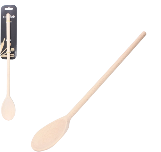 Lingură de bucătărie suedeză din lemn, 40 cm, din lemn de fag