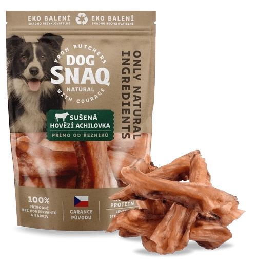Dog Snaq tendon lui Ahile de vită uscat pentru câini 200 g