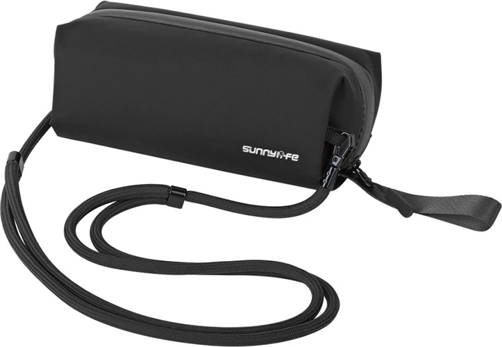 Geantă Sunnylife pentru DJI Osmo Pocket 3, Insta360 GO, cameră sport și smartphone (negru)
