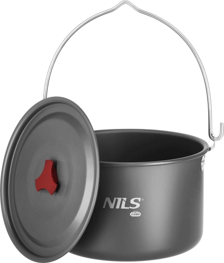 Oală de camping cu capac 4 l NILS CAMP