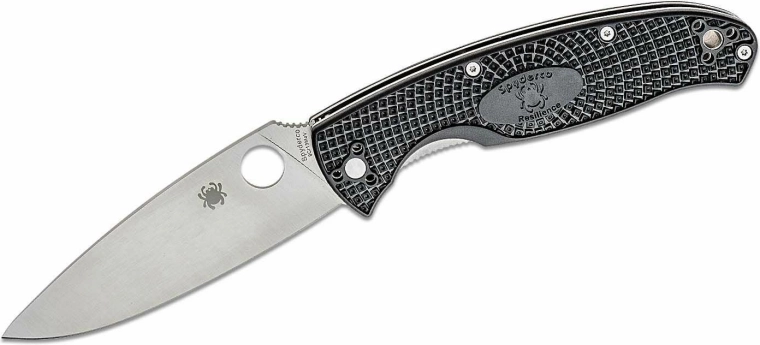 Cuțit pliabil Spyderco Resilience Lightweight 10,7 cm, FRN negru