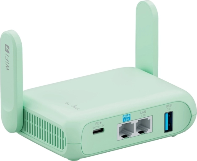 GL.iNet Beryl 7 router de călătorie Wi‑Fi 7