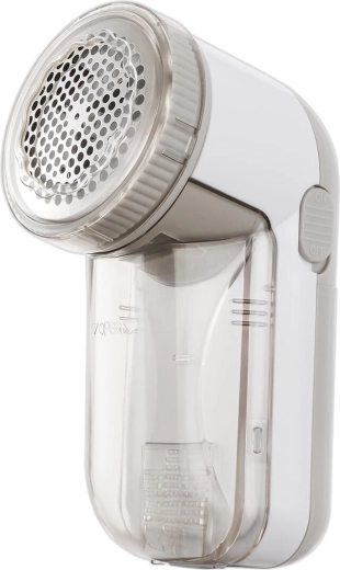 Aparat alb/bej pentru îndepărtarea scamelor de pe textile