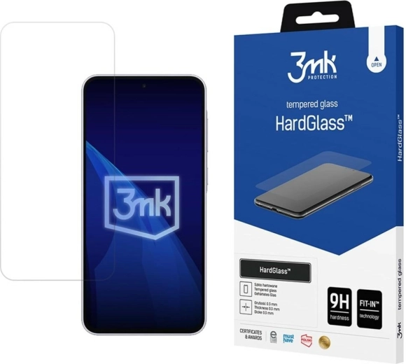 Folie de sticlă securizată de protecție 3MK HardGlass pentru Samsung Galaxy A37 5G