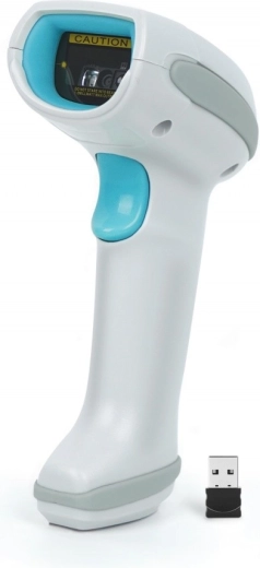Cititor wireless avansat de coduri de bare Digitus 1D/2D cu receptor USB și suport - 1 bucată