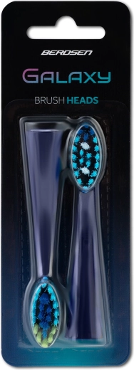 Capete de schimb pentru periuța sonică BERDSEN Galaxy, 2 buc