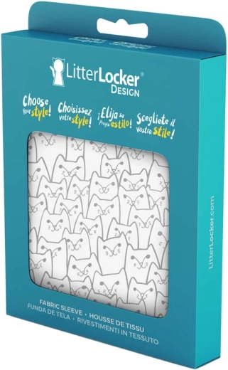 Husă textilă LITTER LOCKER pentru coș Design Cats