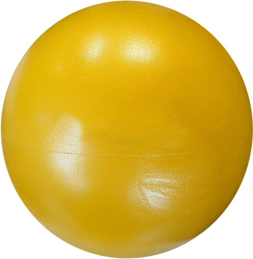 Minge de gimnastică Kubisport galbenă 20 cm