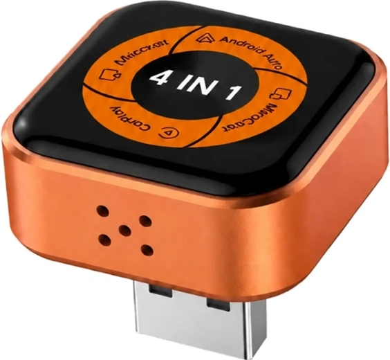 Carlinkit Mini Ultra 6 adaptor wireless 4 în 1 pentru Apple CarPlay și Android Auto