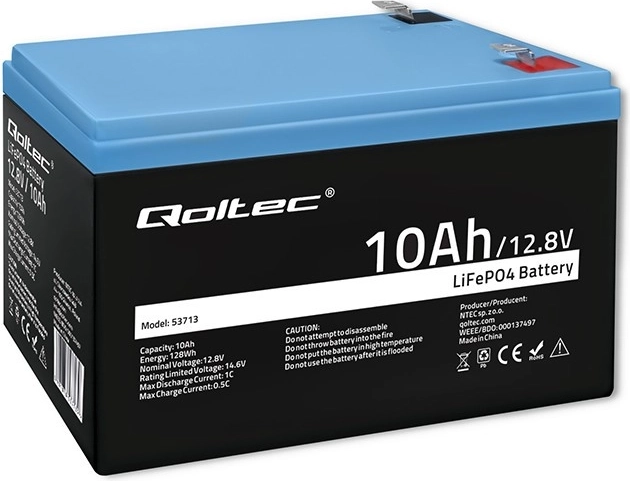 Acumulator lifepo4 12.8 v 10 ah cu bms